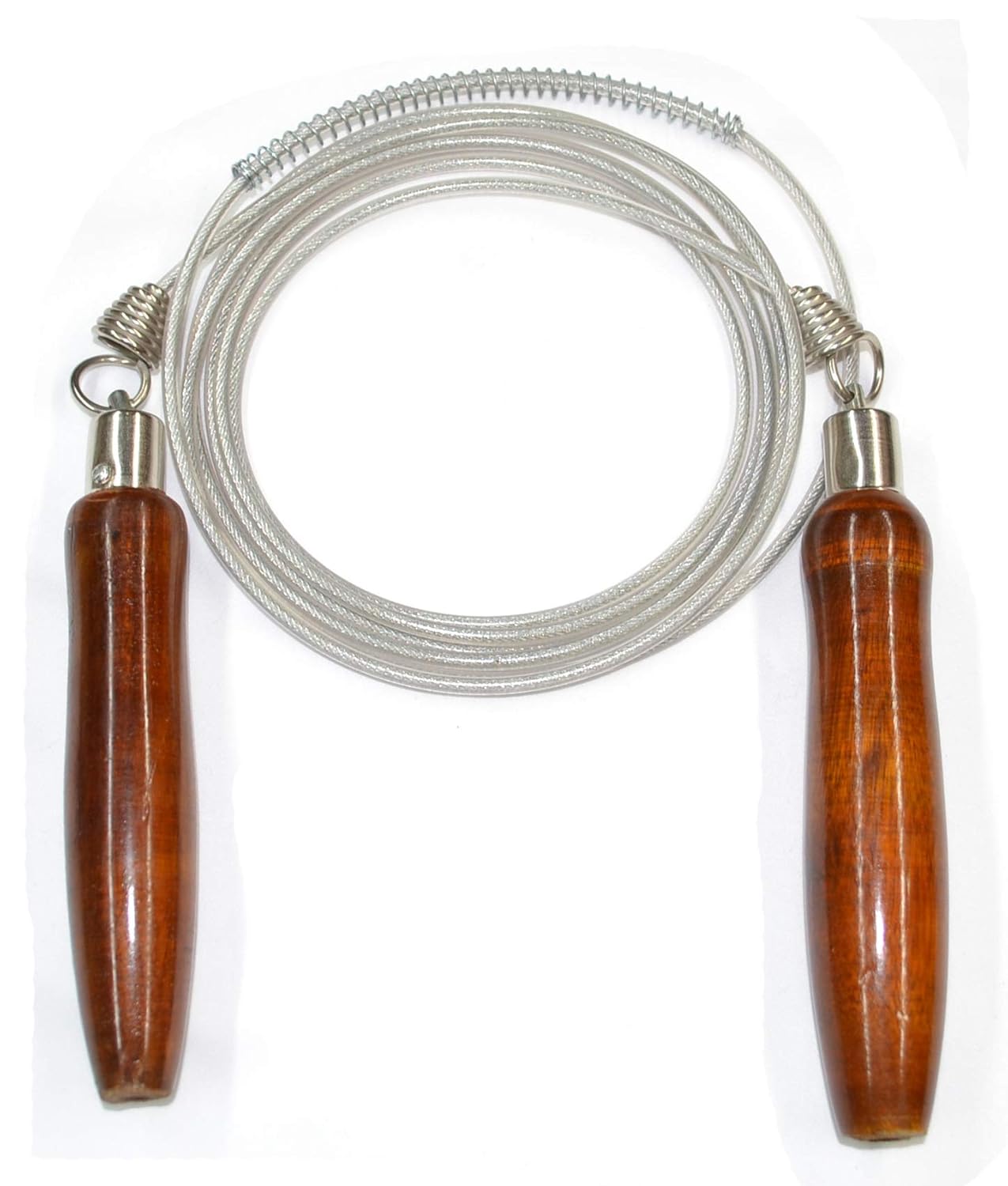 Alloy Steel Gym Wire Skipping Rope for Weight Loss, Exercise Training with Adjustable Length